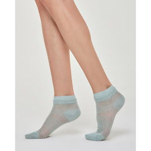 CALZINO COTONE BARBARA CON LAVORAZIONE TRAFORATA