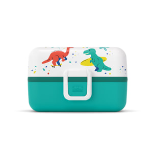 Lunch box à compartiments pour enfant Tresor 800ml Bleu Dino