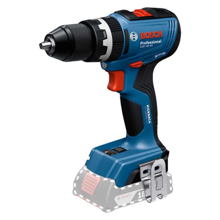 Perceuse-visseuse à percussion GSB 18V-65 - BOSCH - sans batterie, ni chargeur - L-Boxx - 06019N3301