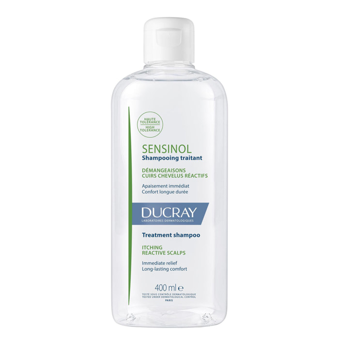 Sensinol - Shampooing Traitant Démengeaisons Cuirs Chevelus réactif 400 ml