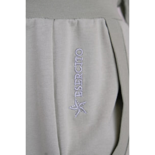 Pantaloni Esercito jogger wide leg verdi donna