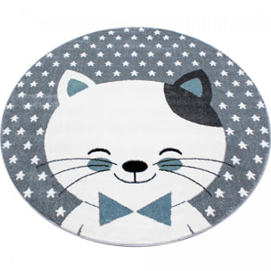 Tapis enfant tissé motif animaux NILI