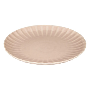 Lot de 4 ASS PLATE ROMY ROSE D26
