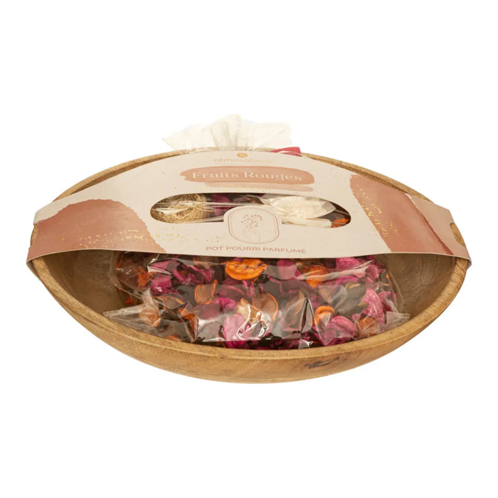 Pot - porri "Paola" - plateau en bois - fruits rouges - 140g