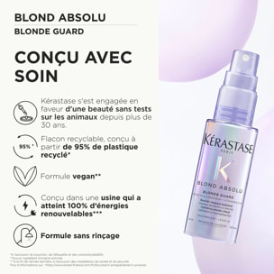 Blond Absolu - Spray Bouclier Magique Hydratant pour Cheveux Blonds, Décolorés ou Méchés