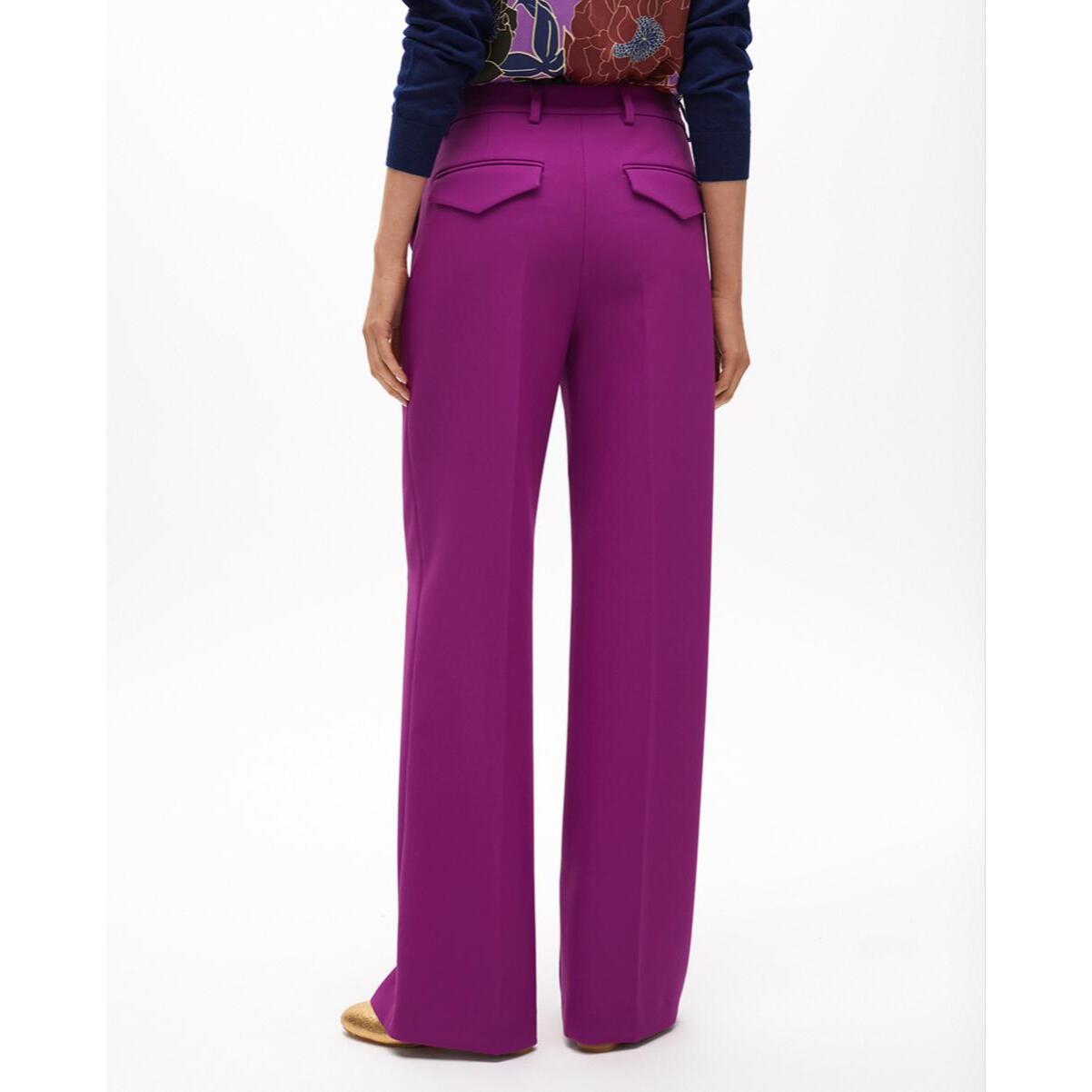 Pantaloni da completo dritti in tessuto confortevole