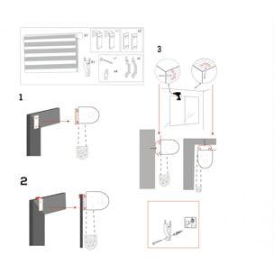 Store enrouleur Polyester Translucide 47x180