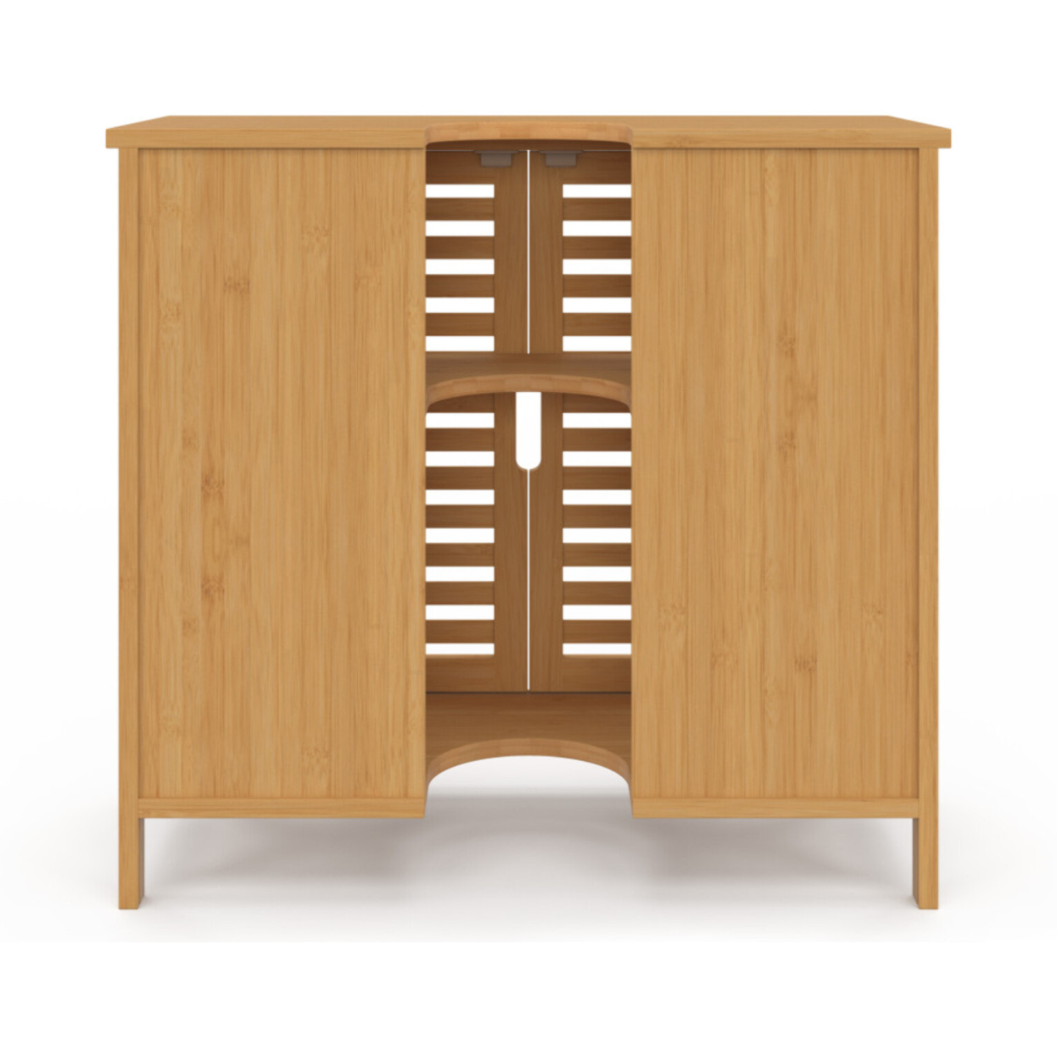 Meuble sous vasque sur pieds Maya 2 portes