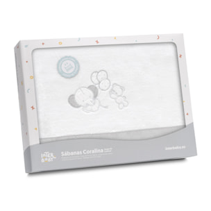 Triptico Coche Coralina Oso Elefante Globos Bco/Gris