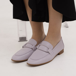 MOCASSINO SOFT CHOCOLA' VIOLA LILLA