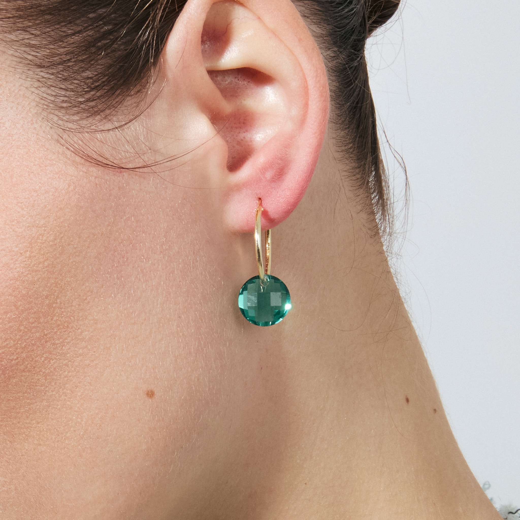 Pendientes Jafam acabado oro amarillo 18k