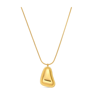 Collar acabado en oro amarillo de 18k