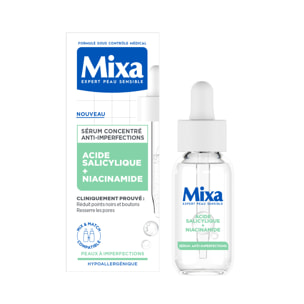 Mixa Sérum Concentré Anti-imperfections à l'acide salycilique et niacinamide 30ml