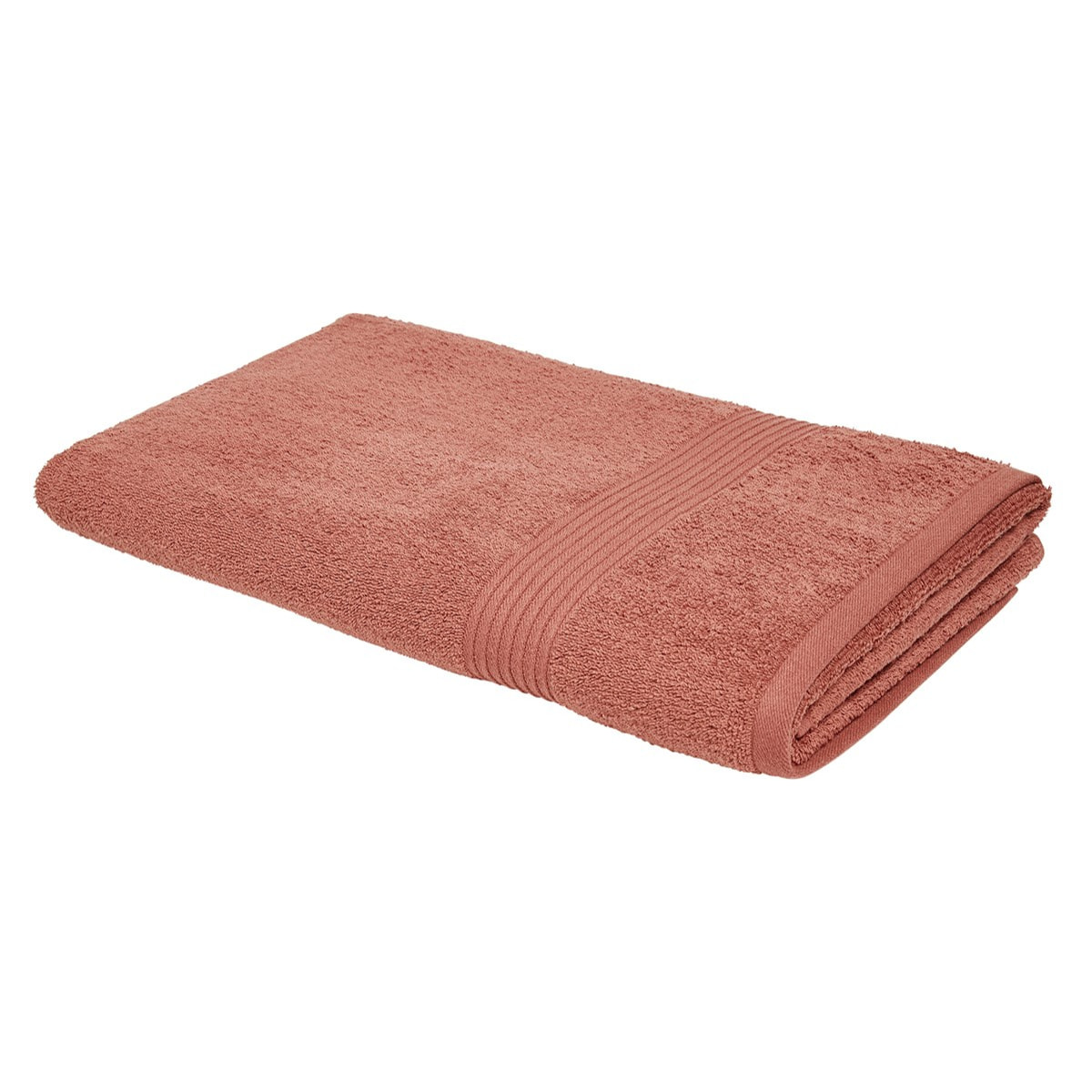 Maxi drap de bain uni ESSENTIAL rouge