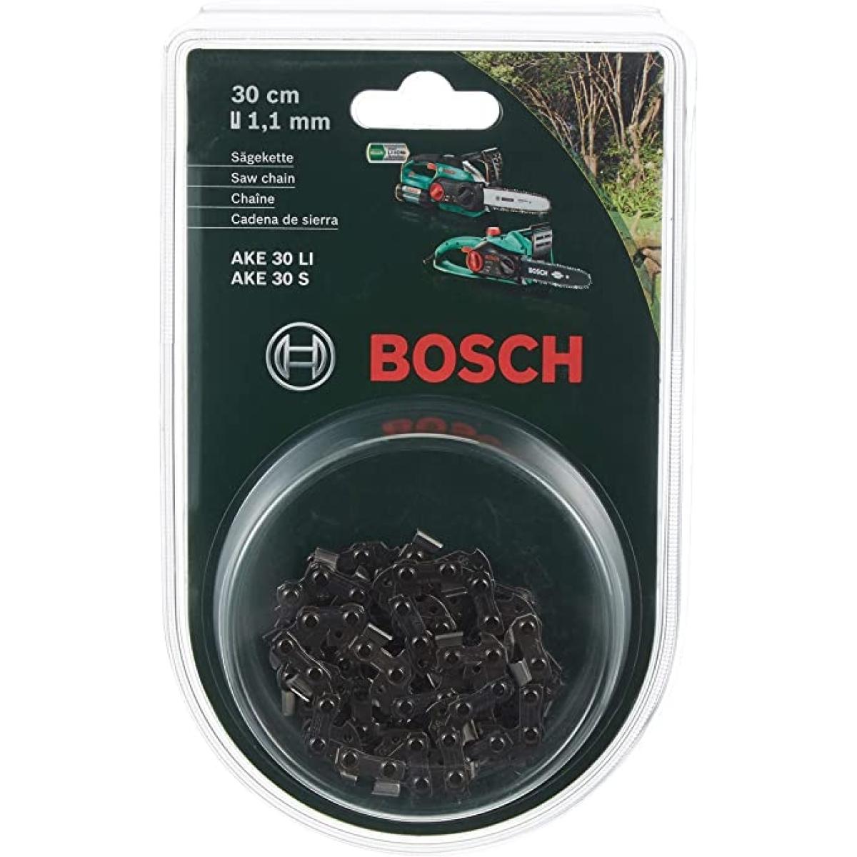 Chaîne 30 cm BOSCH pour AKE 30 à clé et AKE 30 LI (1.1 mm) - F016800256