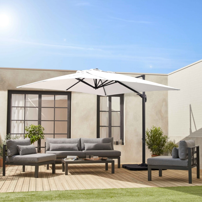 Parasol déporté carré 3x3m FALGOS
