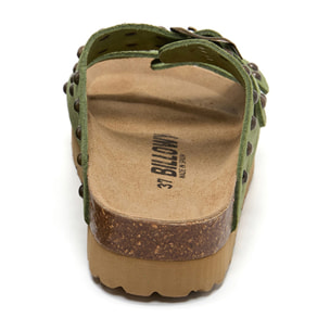 SANDALO CON ZEPPA BILLOWY VERDE