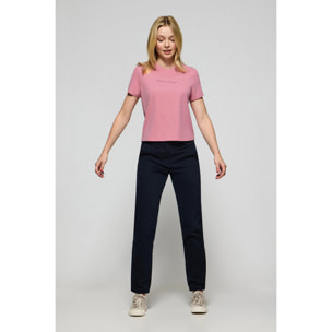 Camiseta Tori color rosa con logo Minimal Combo Polo Club