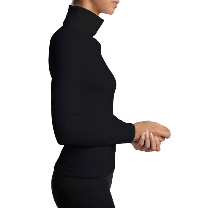 Top a maniche lunghe a collo alto Turtleneck Top Long Sleeves