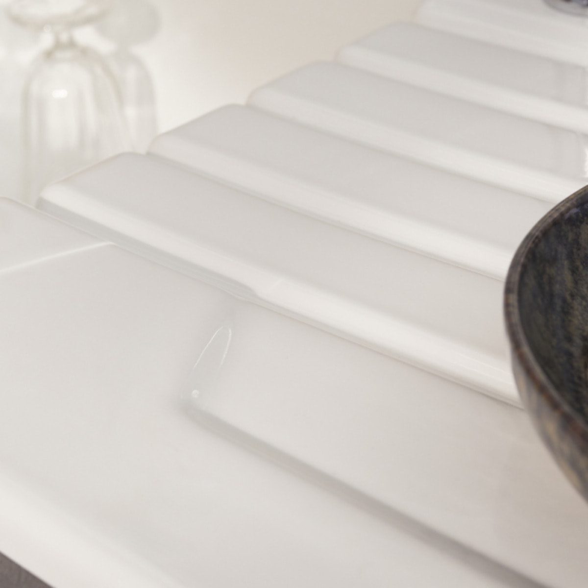 Evier à encastrer 1 bac et demi Gaspard