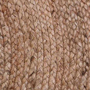 Tapis Jute Bord Blanc 120cm