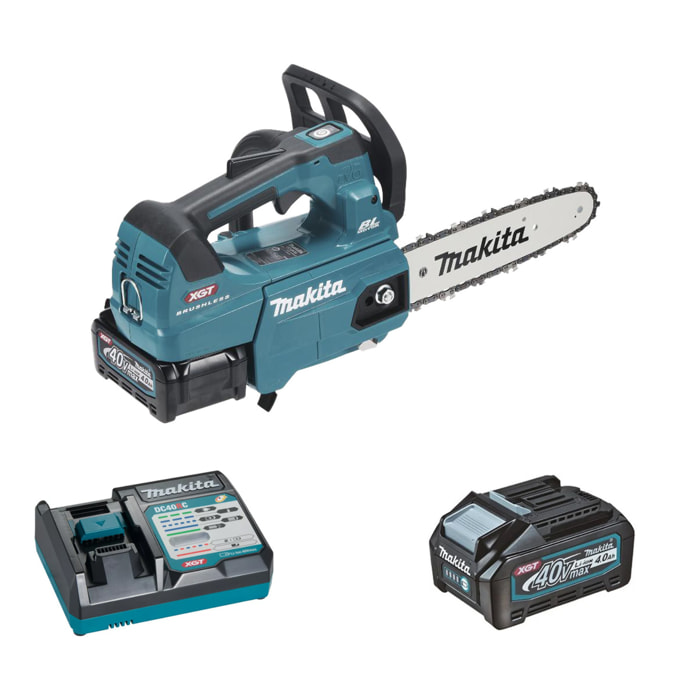 Motosierra 40V max 25 cm MAKITA 2 batt.BL4040 + cargador - UC002GM202