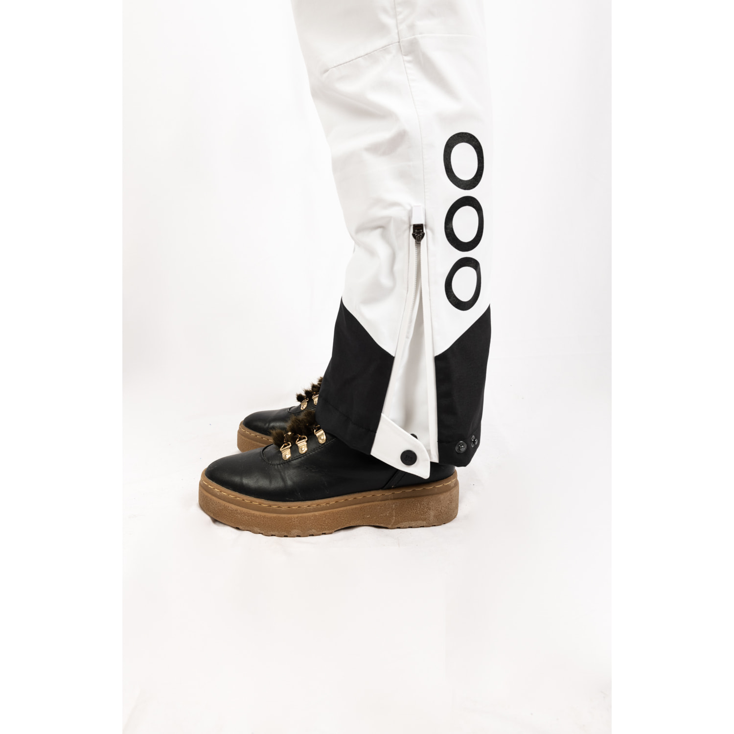 Pantalones ECOExplorer Pants Women marca ECOON - Blanco y negro