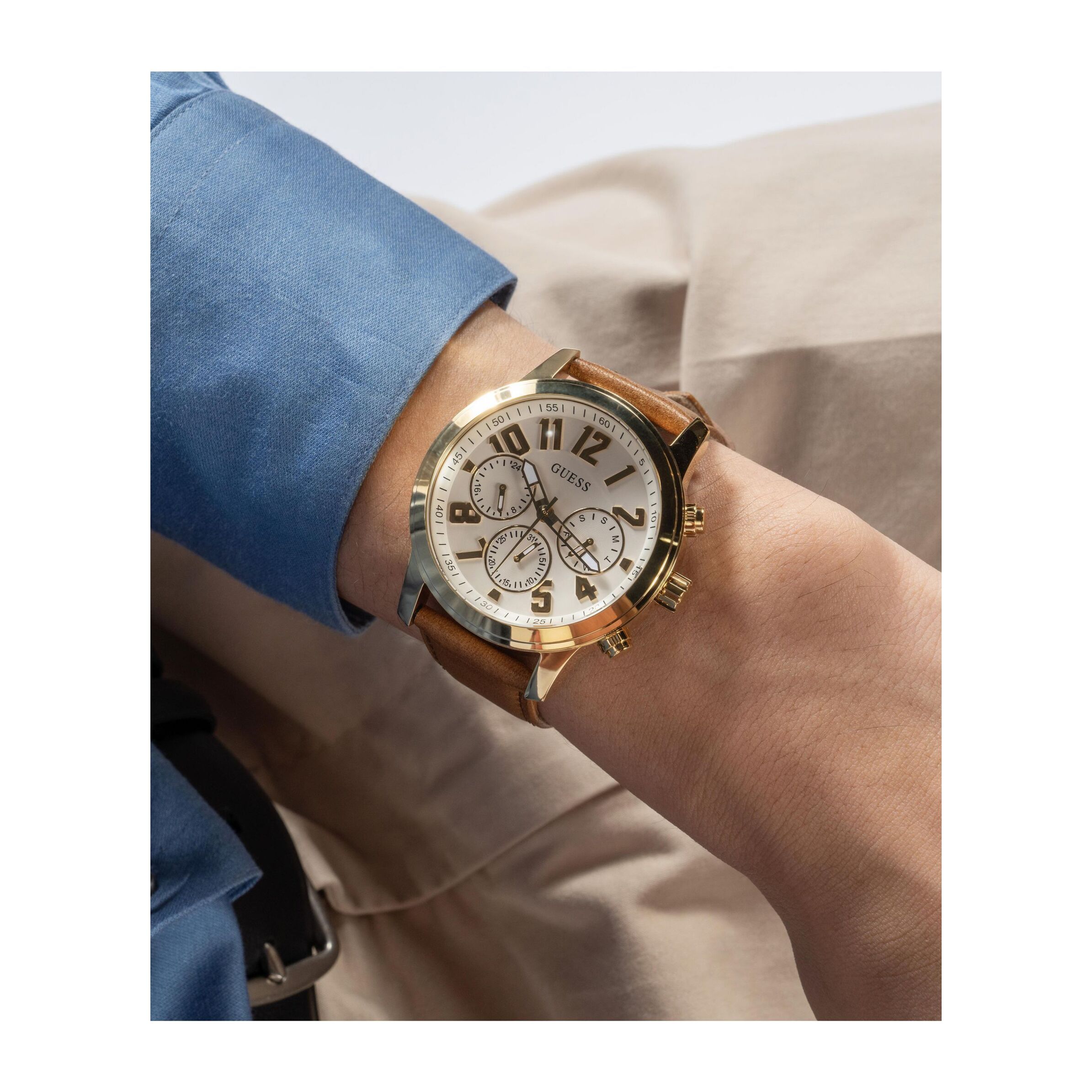 Guess Orologio Cronografo Al Quarzo Parker