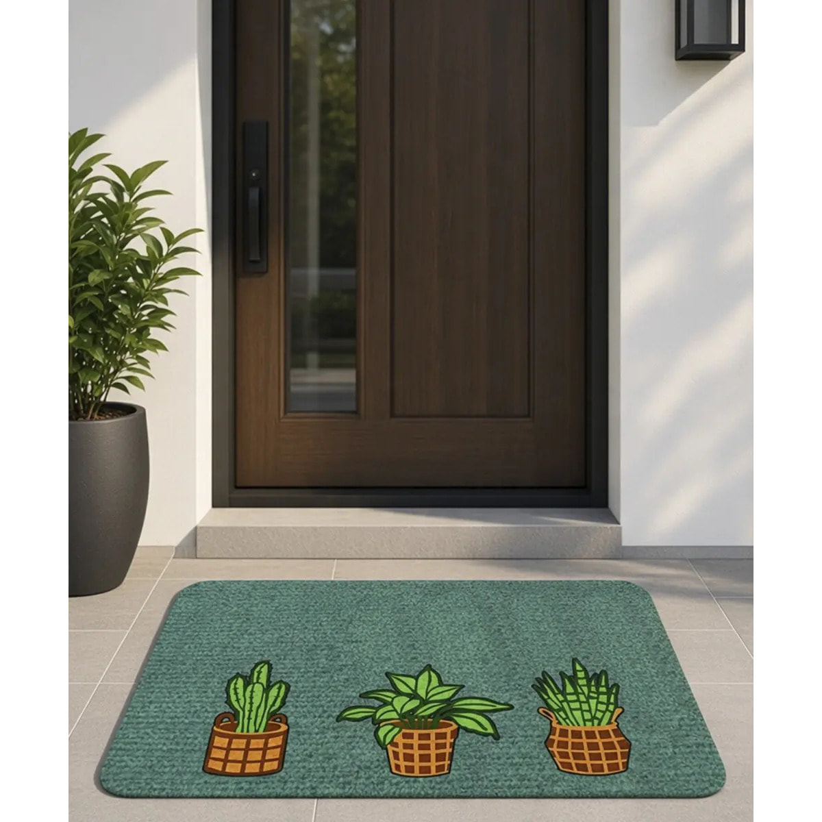 Zerbino Piante Grasse Cactus per ingresso casa in poliestere