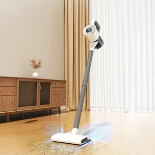 Aspirapolvere senza filo con funzione di aspirazione e pulizia. 3 livelli di potenza e 4 bocchette.