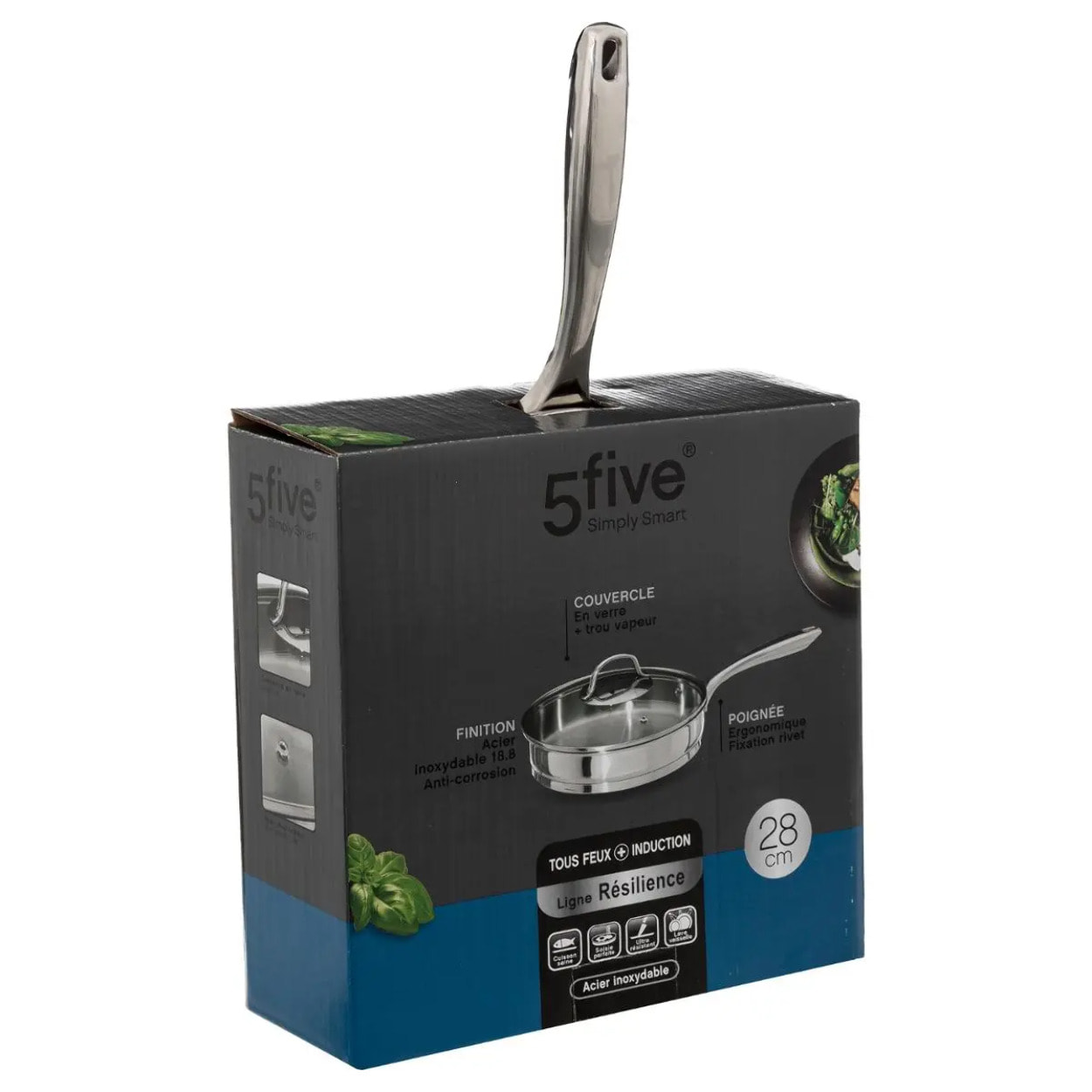 Sauteuse inox "Resilience" 28cm