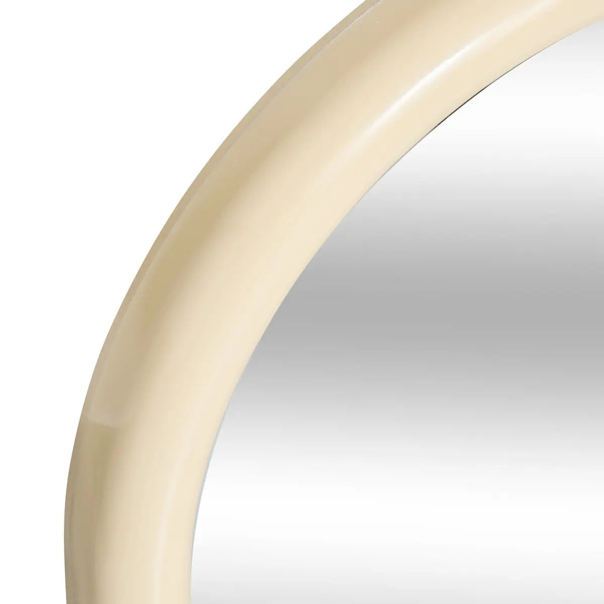 Miroir Pool ovale 39x90cm beige