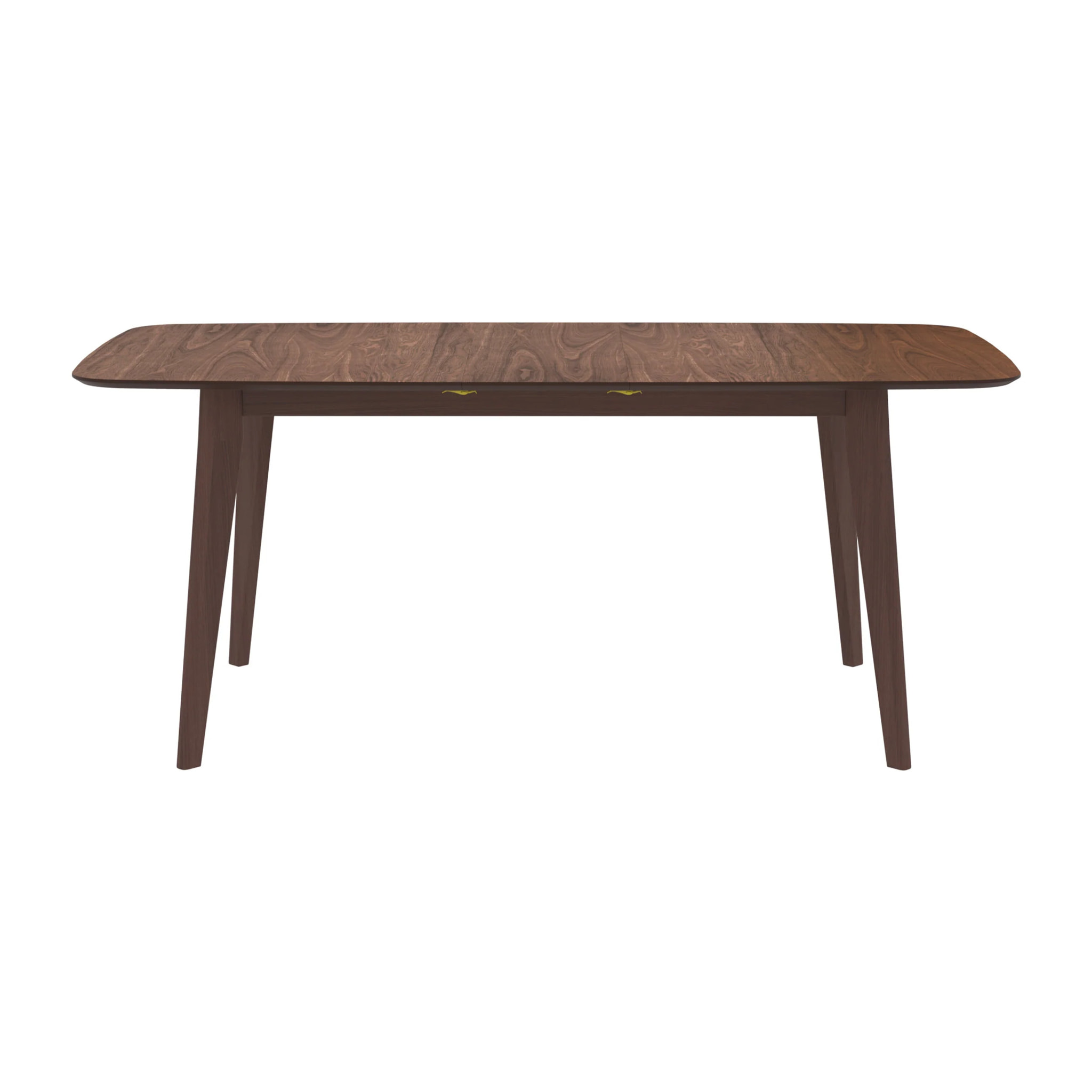 Table rectangulaire 4/6 personnes extensible en bois foncé 150/180 cm - Oman