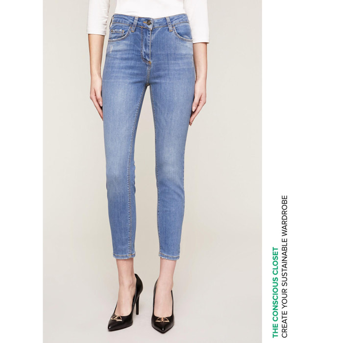 Motivi - Jeans skinny Gisele push-up - Azzurro