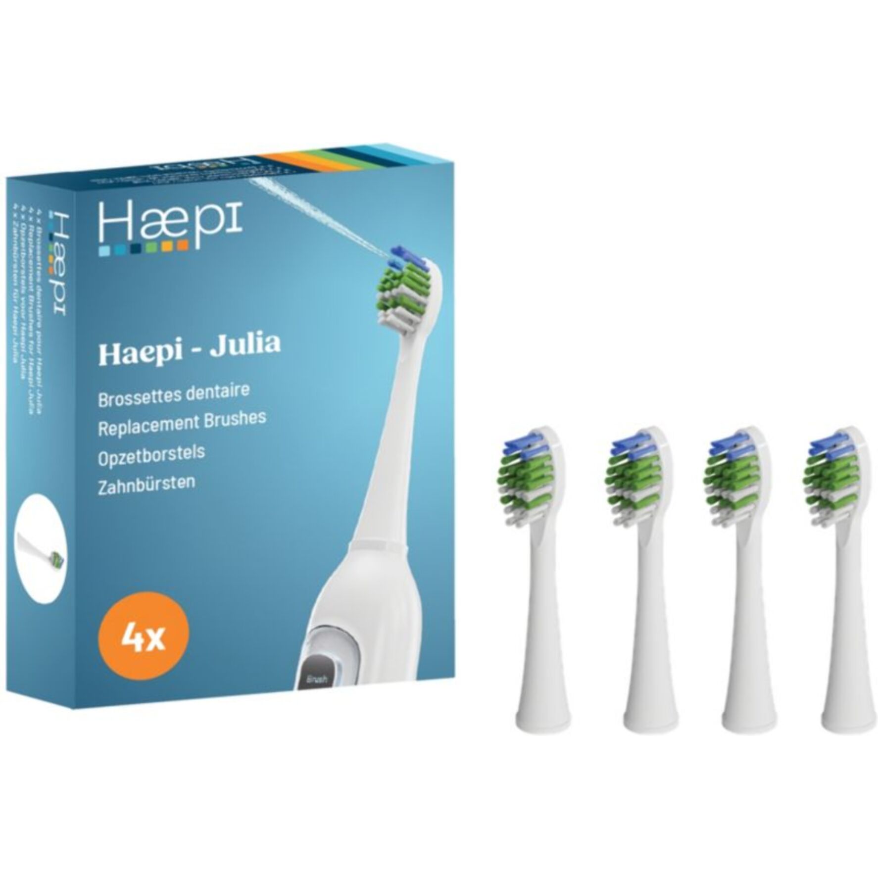 Brossette dentaire HAEPI Hi-Julia x4