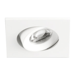 Ledsc4 LedsC4 Downlight LED Ajustable Cuadrado Blanco 349 Lúmenes 2700K Aluminio PMMA Iluminación Moderna para Hogar Decorativo y Funcional