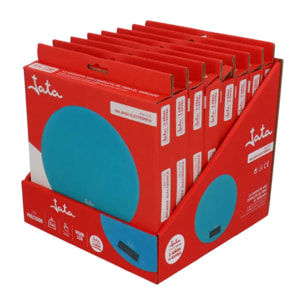 Báscula de cocina JATA HBAL7230 hasta 5 kg. Alta precisión. Función de tara. Visor LCD