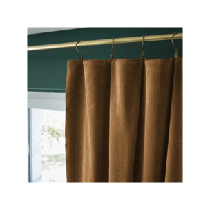 Rideau ajustable 140 x 270 cm en velours de coton - CESAR