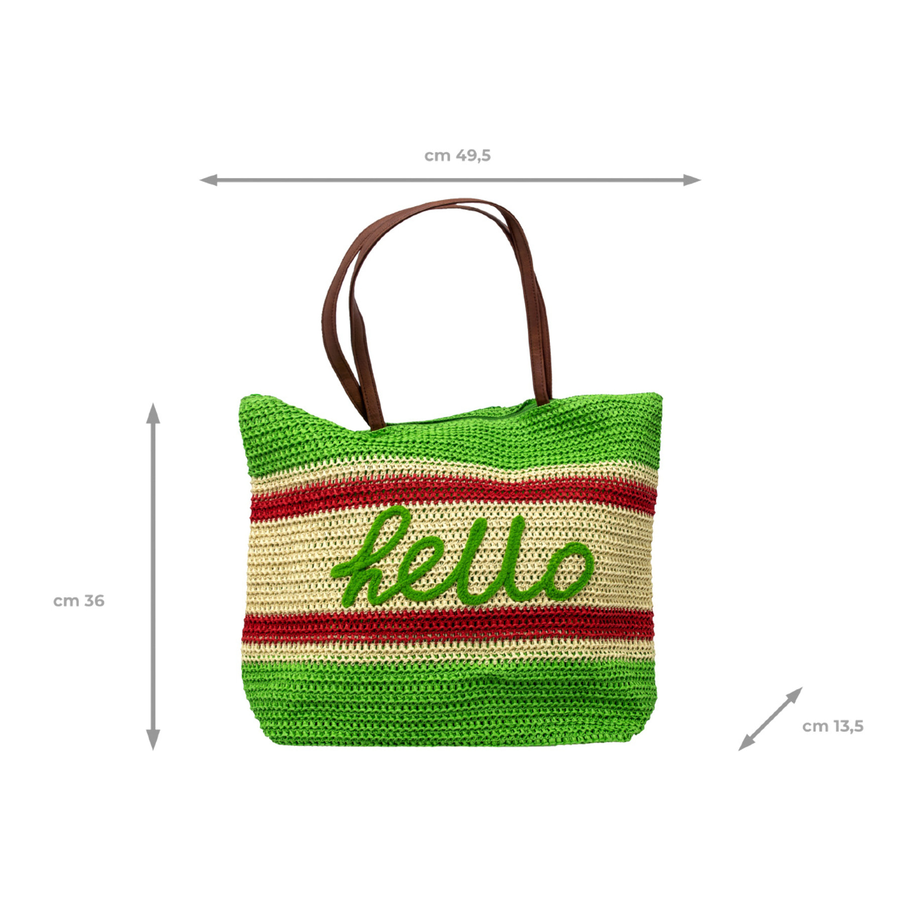 Borsa Mare Spiaggia Disegno Hello