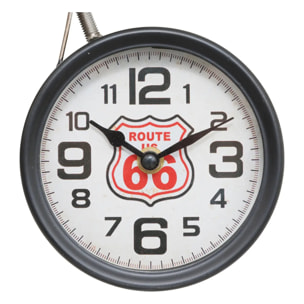 Horloge Neils vert 43,5x23cm