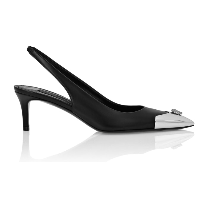 PHILIPP PLEIN Slingback shoes SKULL