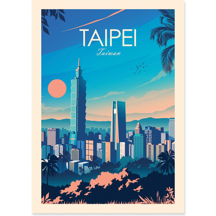 Affiche - Taipei Taiwan - Studio Inception