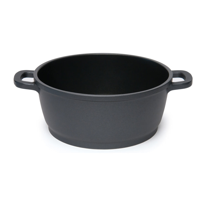 Casserole 24 cm Excelsa – Soul Cook, Aluminium Noir