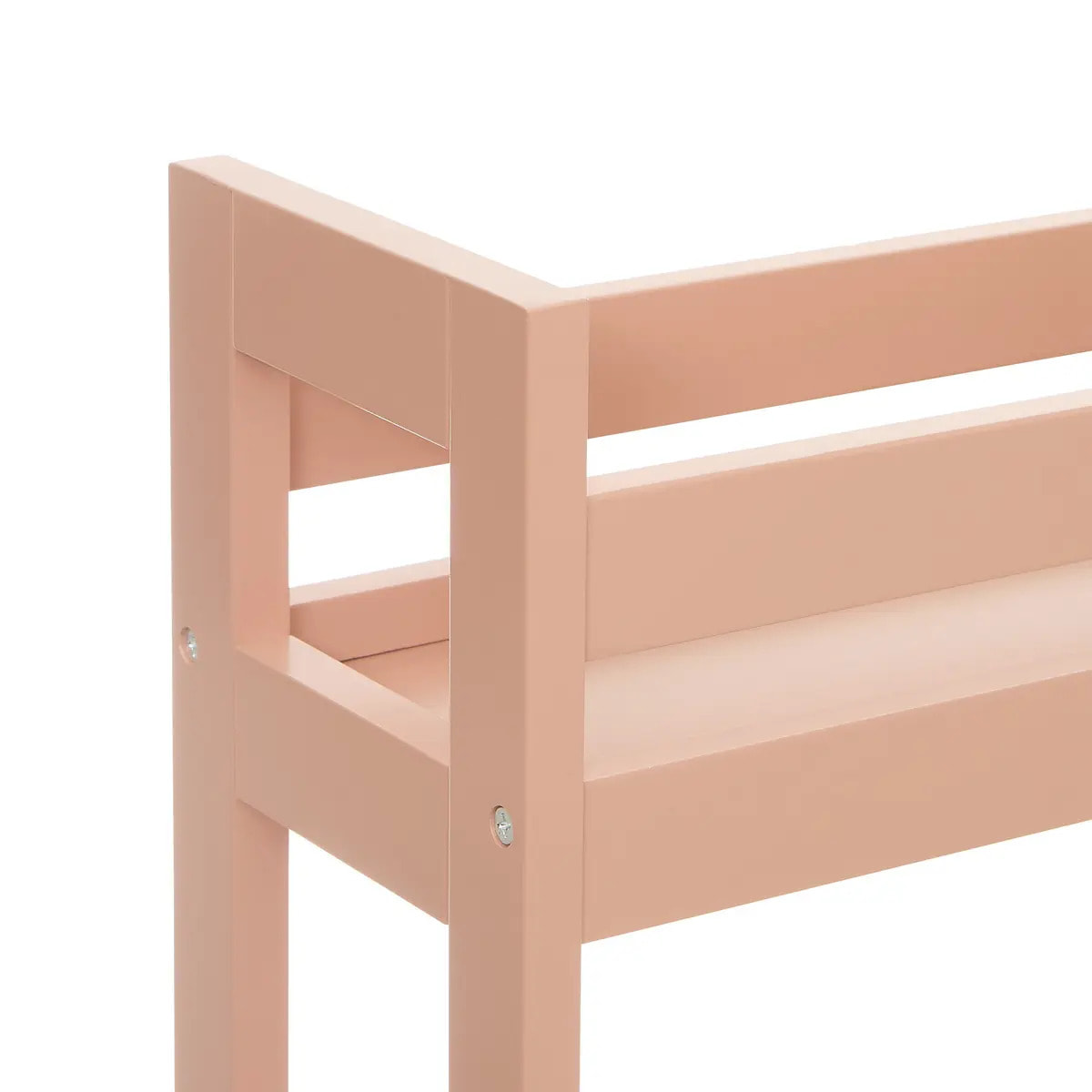 Desserte Colorama rectangulaire 15x40cm rose