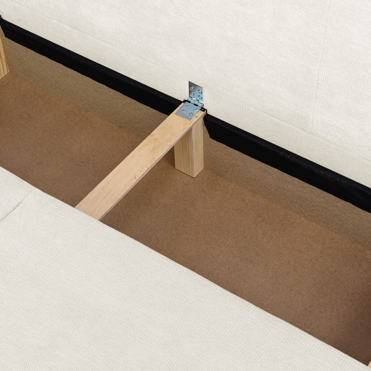Canapé convertible 3 places en tissu chenille - LARIA