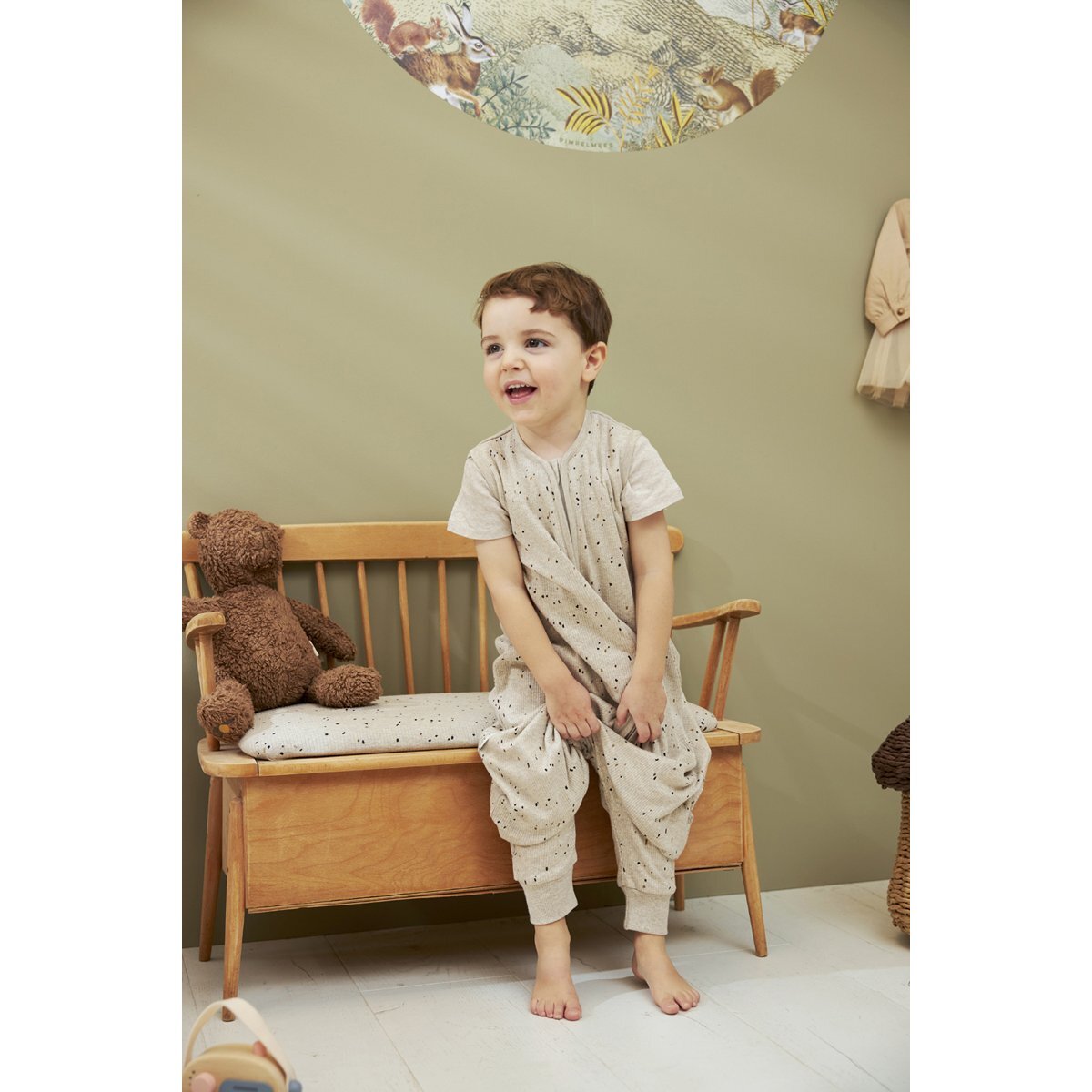Pijama S/M Canalé Tog 0.5 Me-Rib Mini Spot