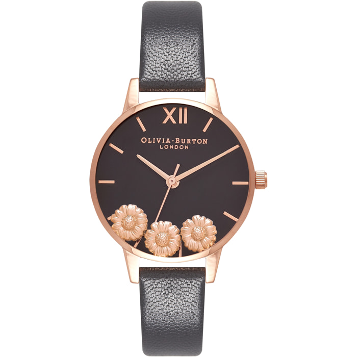 Reloj Olivia Burton OB16CH05 Mujer Analogico Cuarzo con Correa de Piel sintetica