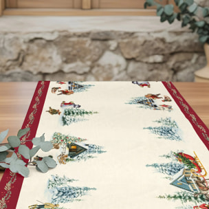 Chemin de table Christmas Landscape