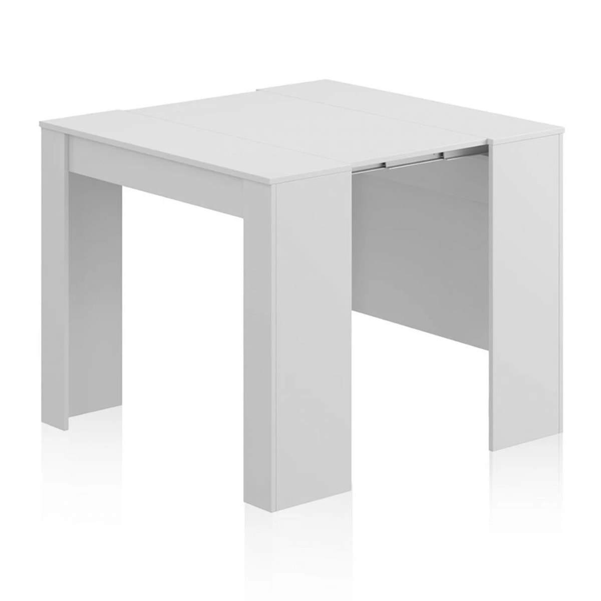 Mesa consola extensible Kendra Blanco