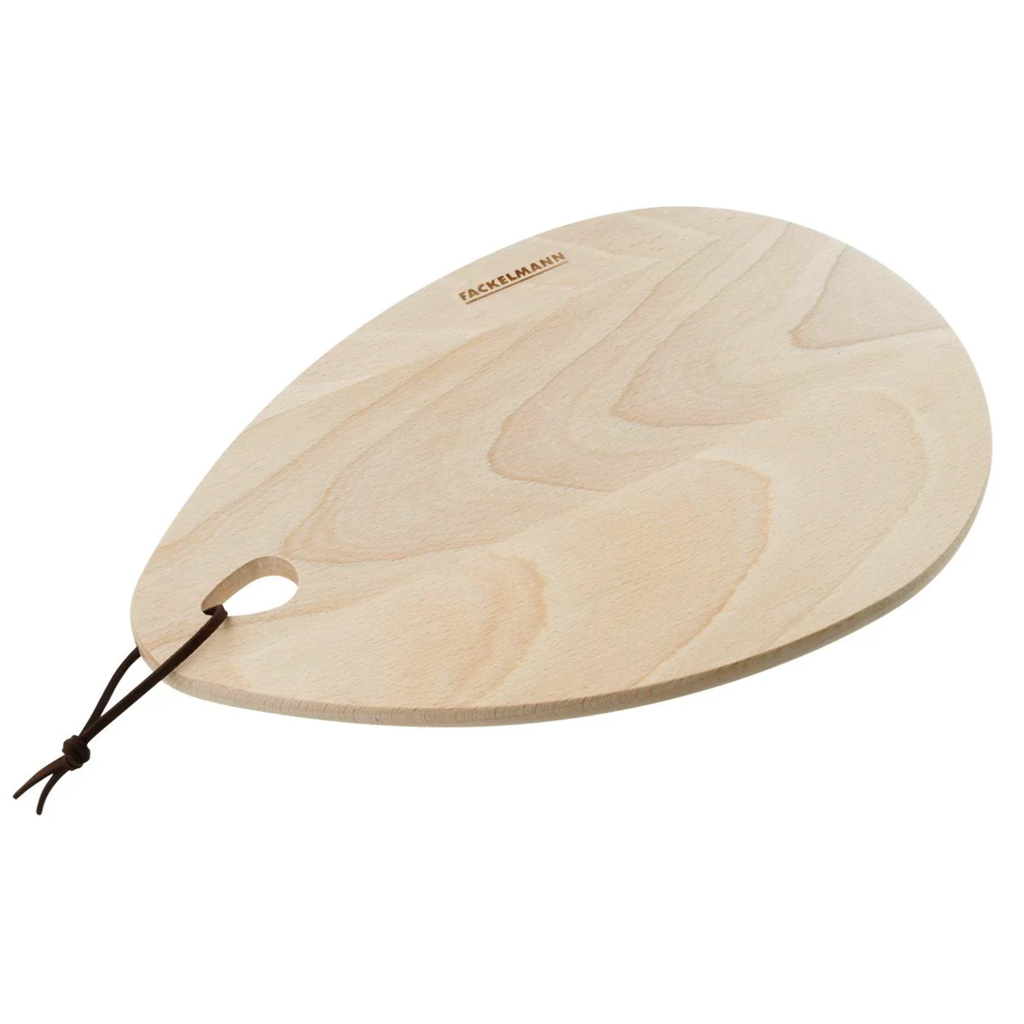 Planche à découper ovale en bois FSC 19 x 28 cm Fackelmann Nature